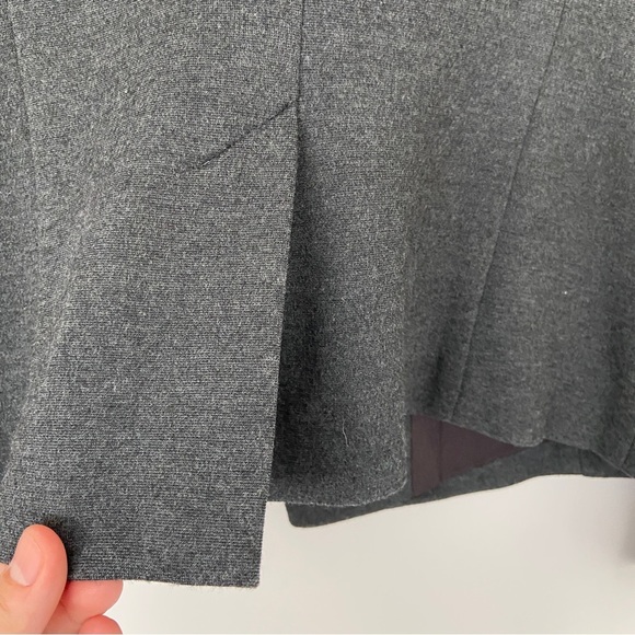 BANANA REPUBLIC GREY STRETCH CLASSIC RAYON BLEND SINGLE BREASTED BLAZER, 10 - Picture 11 of 15